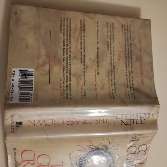 THE GRASS CROWN by Colleen McCullough 1991, Hardcover (PAGE TORN) - Picture 6 of 12